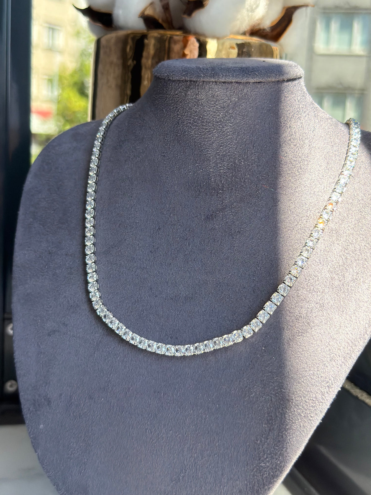 Silver Dönmez Döküm Su Yolu Kolye