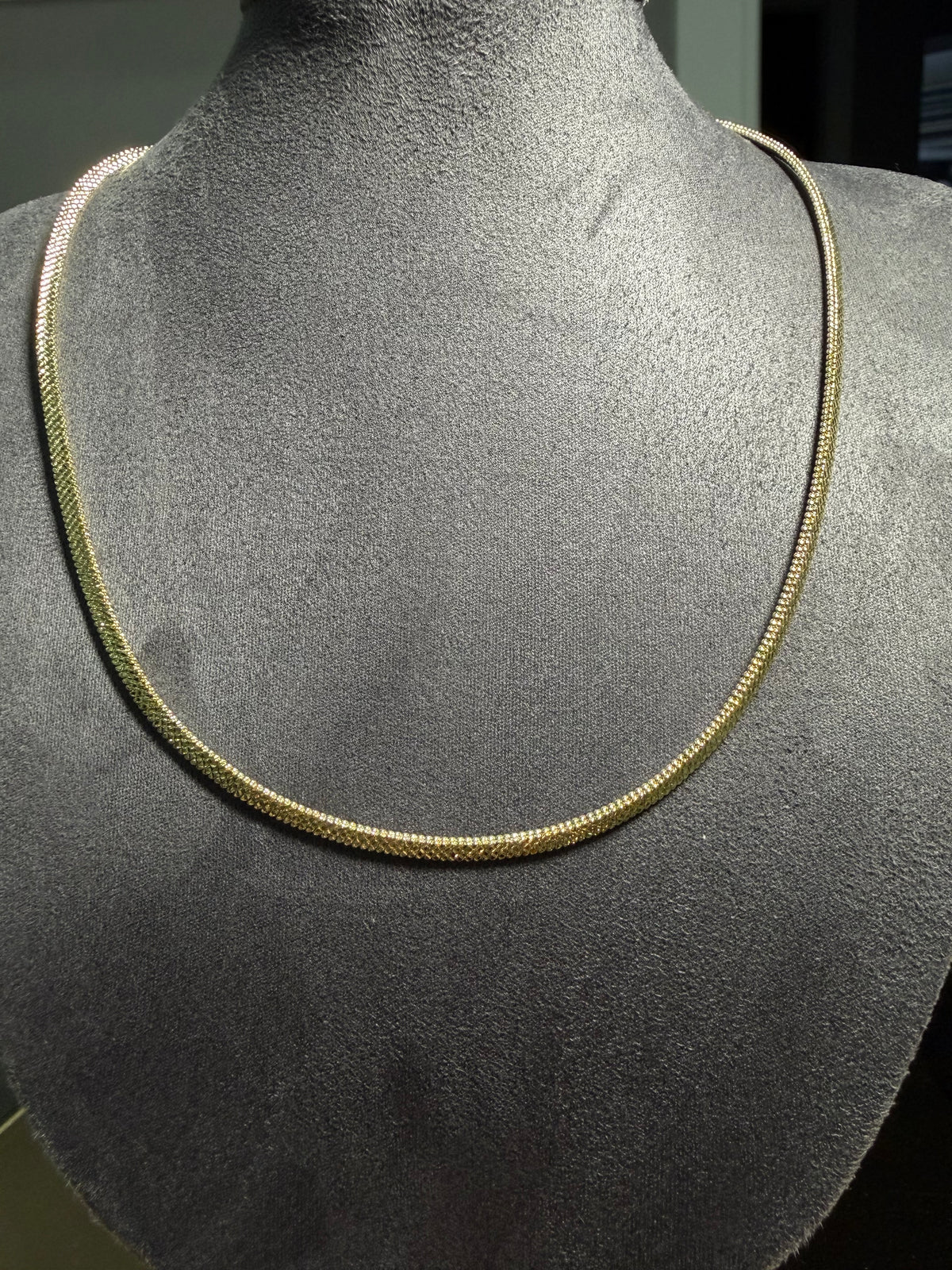 Gold Foxtail Zincir Kolye