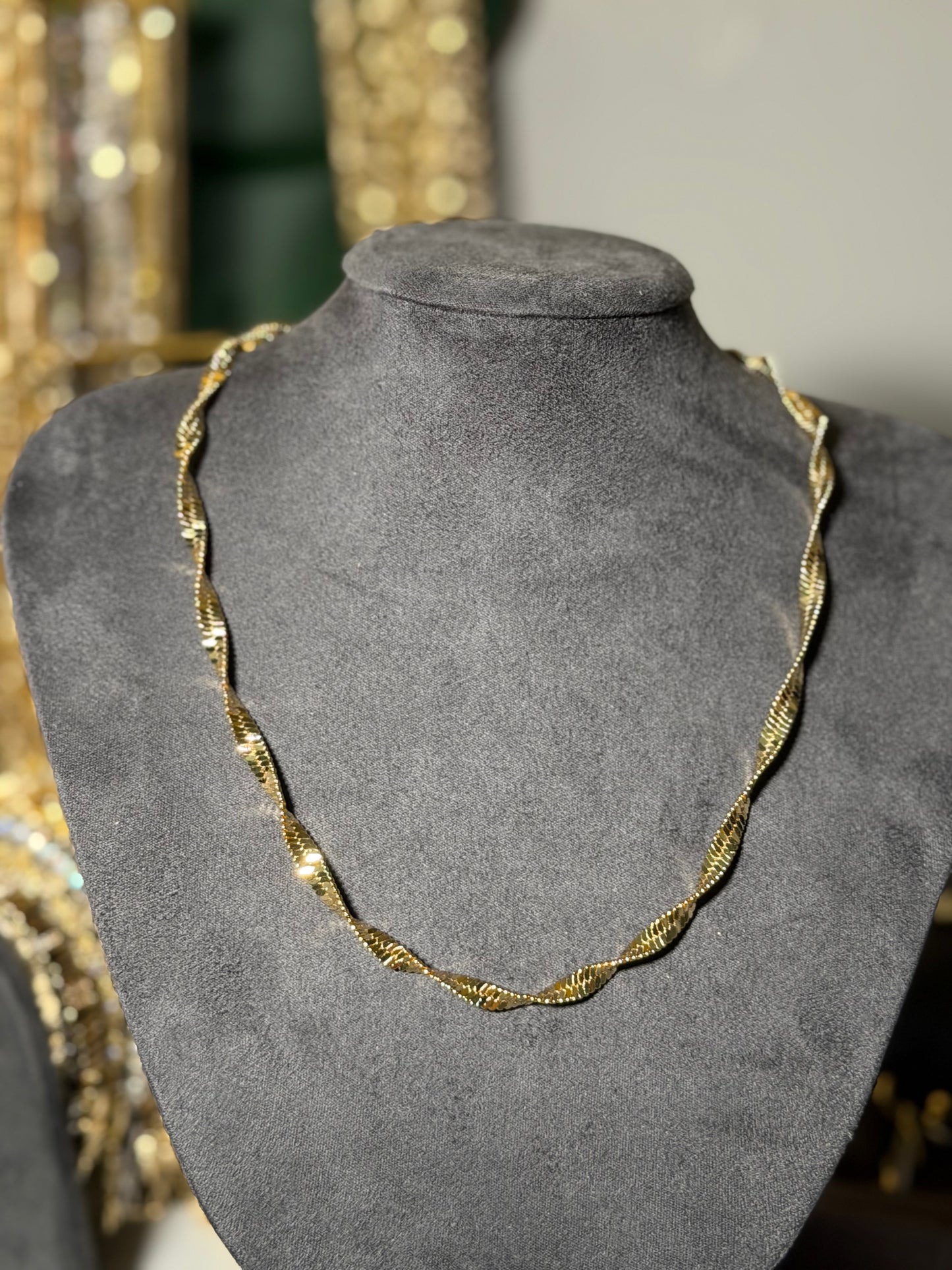 Gold Burma Zincir Kolye