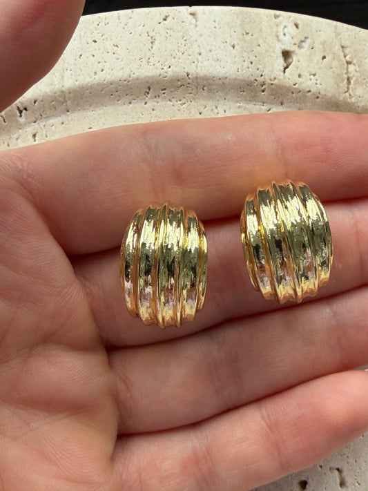 Gold Blur Küpe