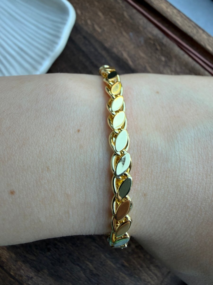 Gold Arpa Bileklik - Muas Aksesuar