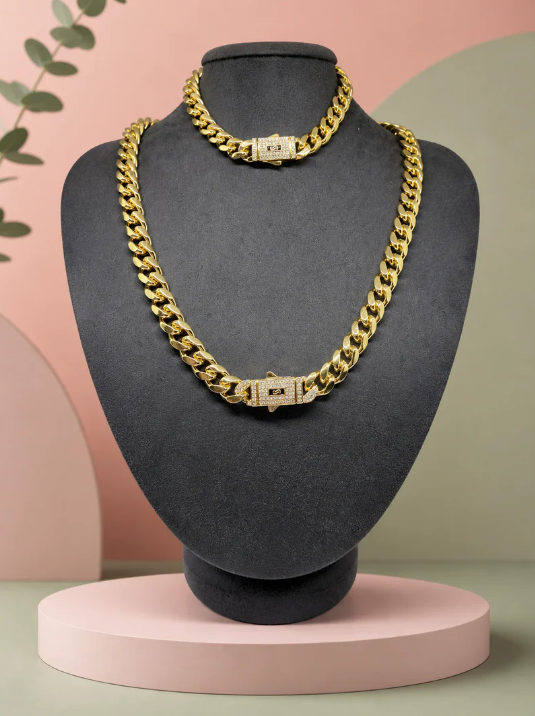 Gold Gurmet Zincir Kolye & Bileklik