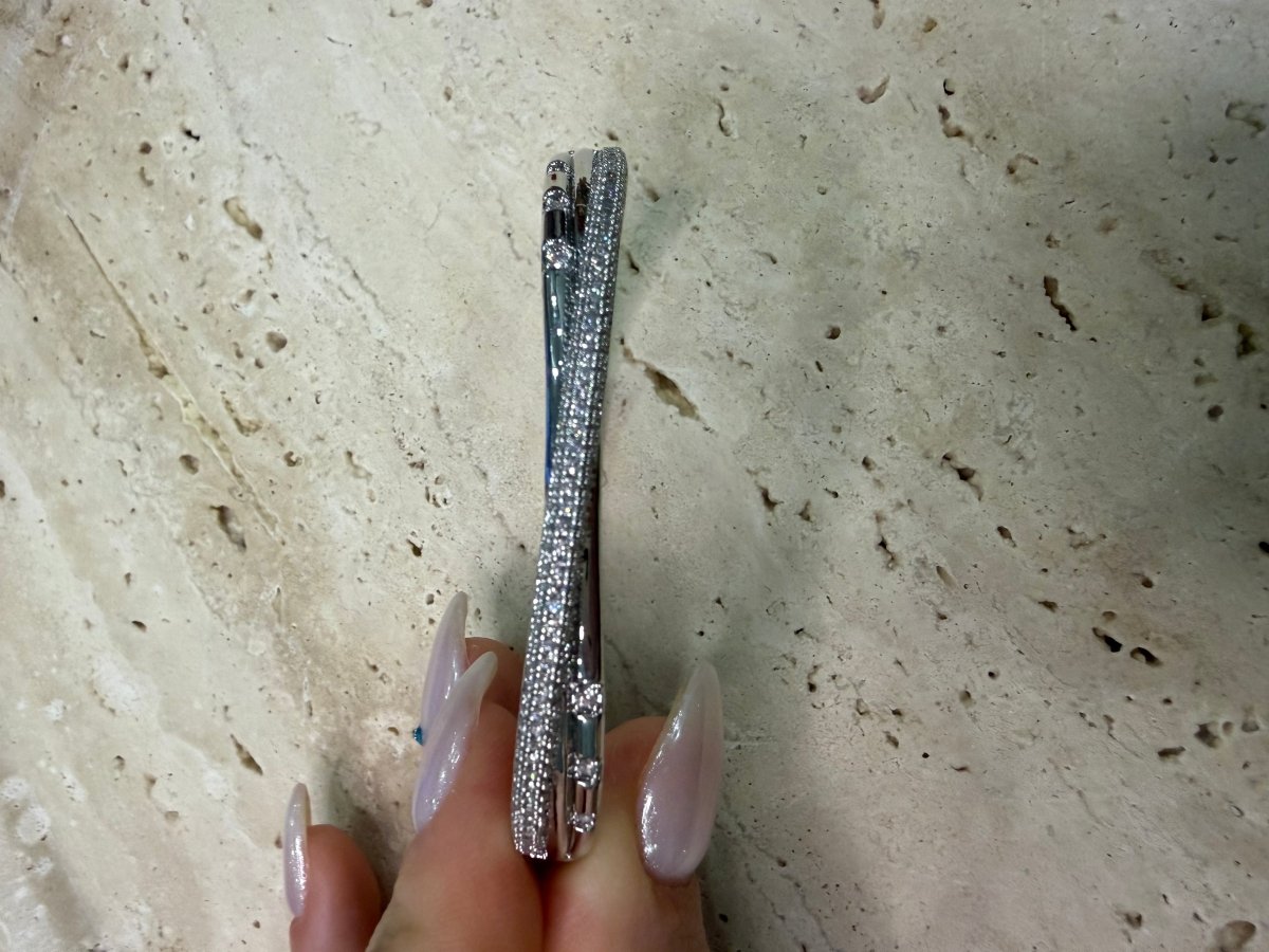 Silver Ivy Shine Kelepçe - Muas Aksesuar