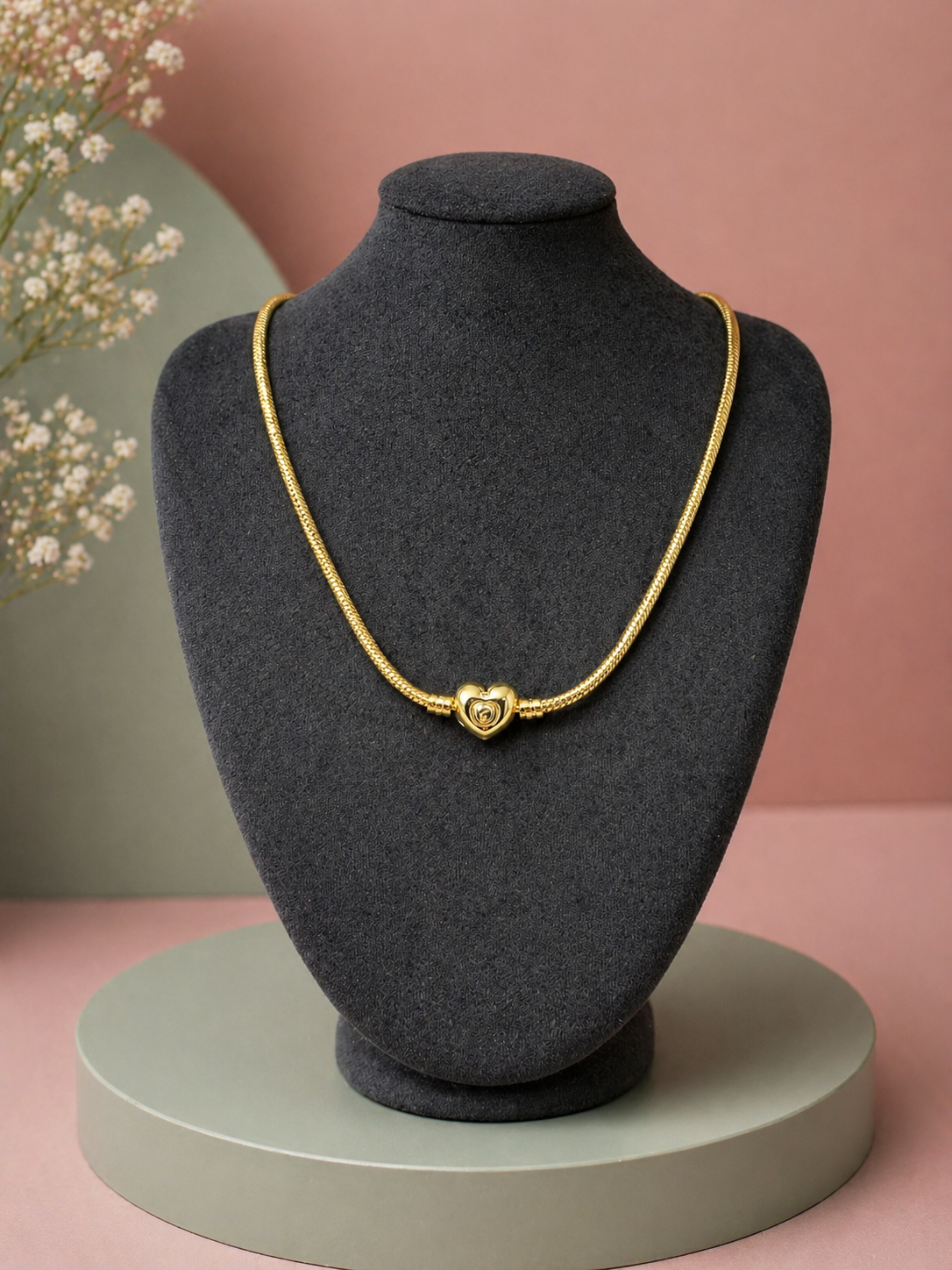 Gold Kalp Pandora Kolye