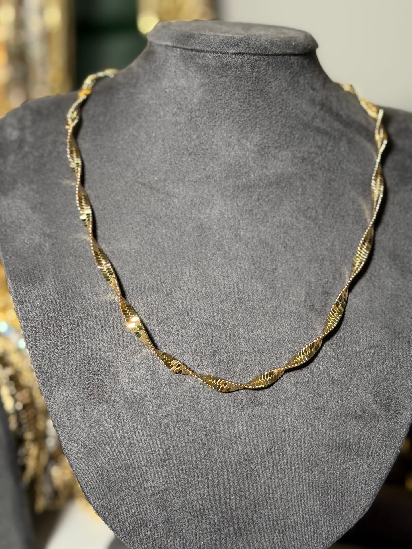 Gold Burma Zincir Kolye