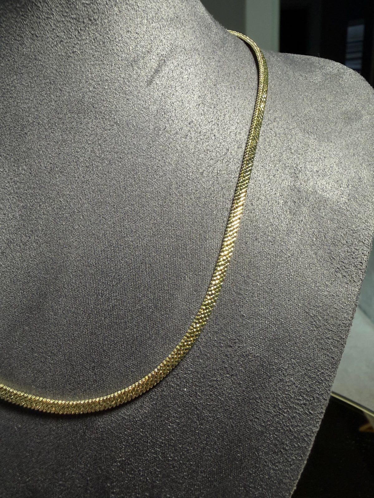 Gold Foxtail Zincir Kolye