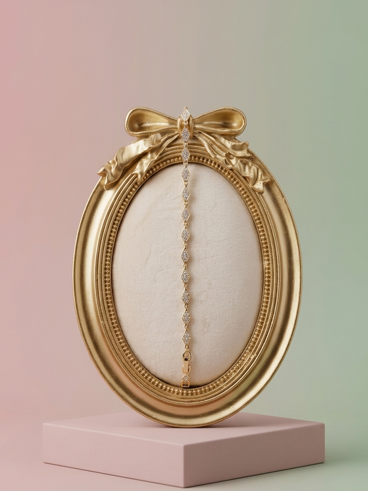 Gold Taşlı Sindy Bileklik
