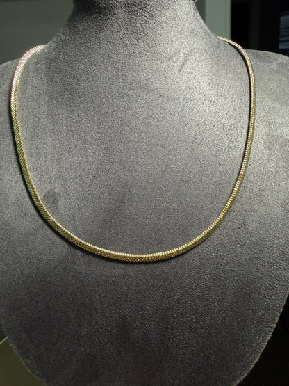 Gold Foxtail Zincir Kolye