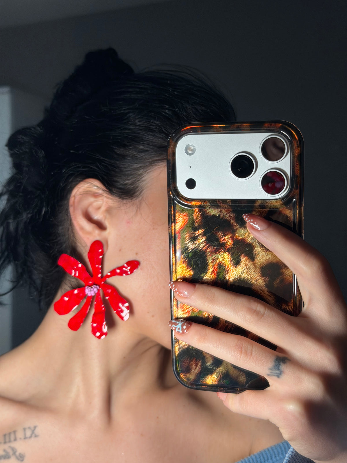 Ruby Bloom Küpe
