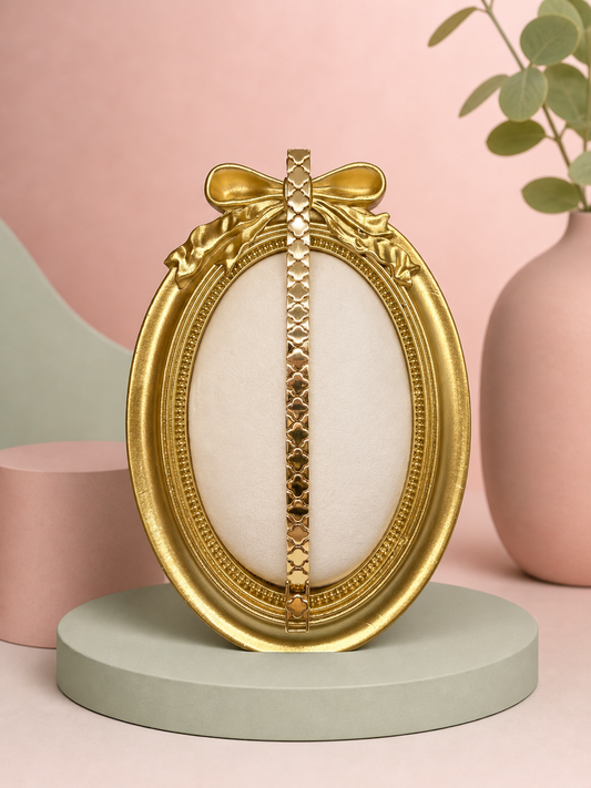 Gold Van Clef Düz Bileklik