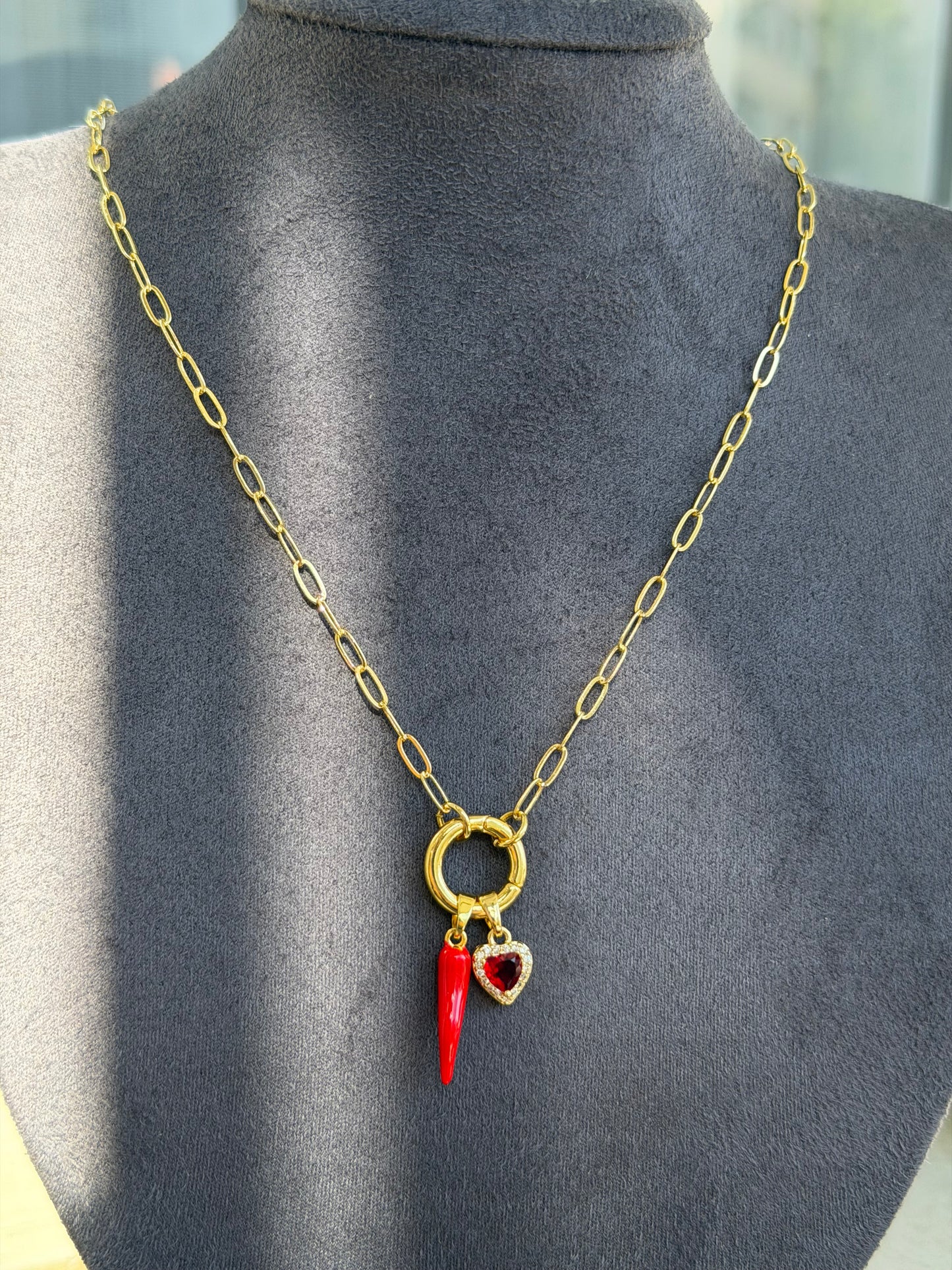 Gold Corno İtalyan Kolye