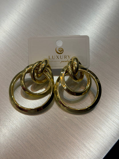 Gold Infinity Küpe