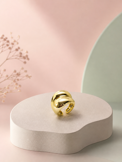 Gold 2 Bombeli Yüzük