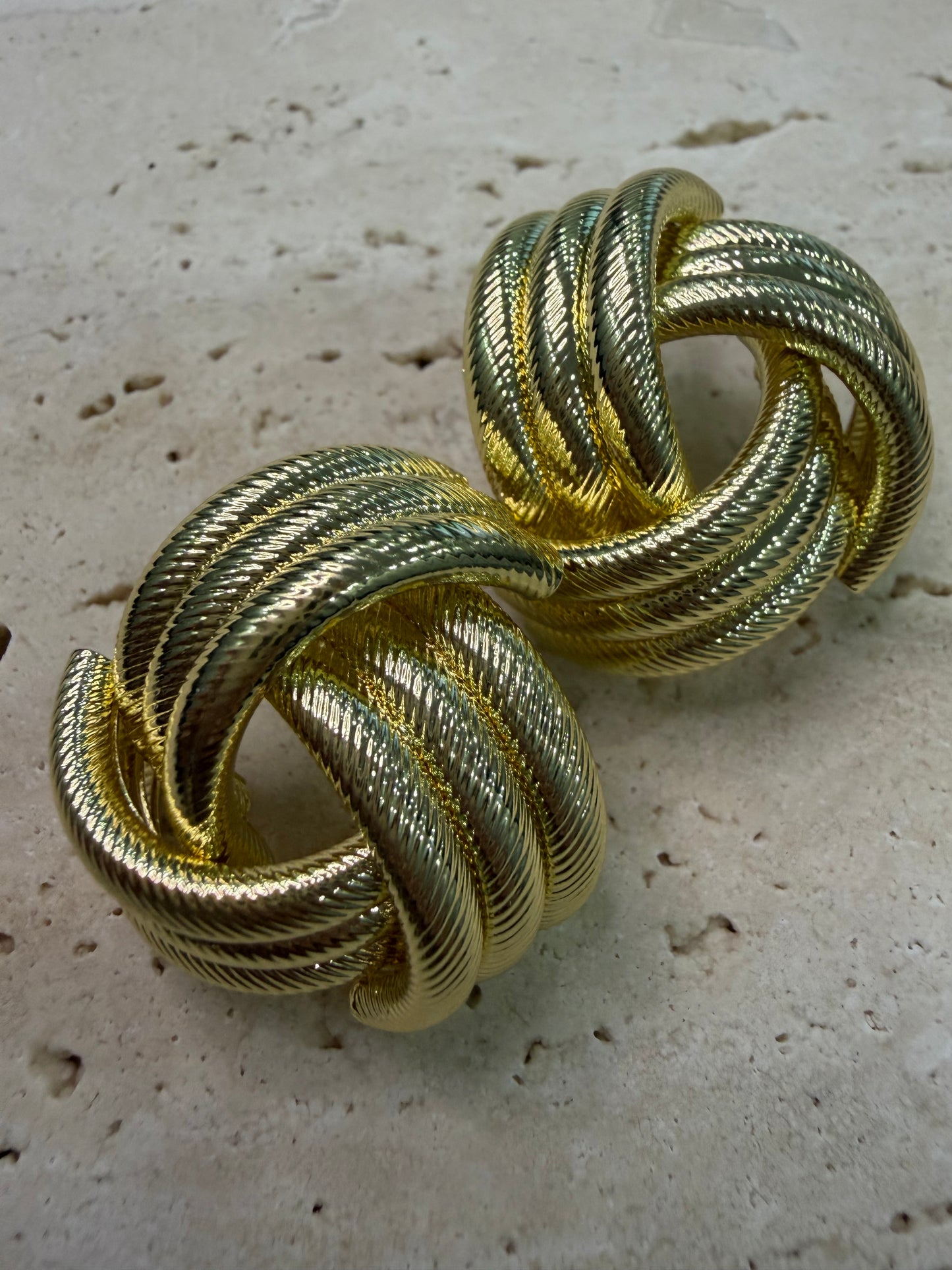 Gold Sonsuz Bağ Küpe