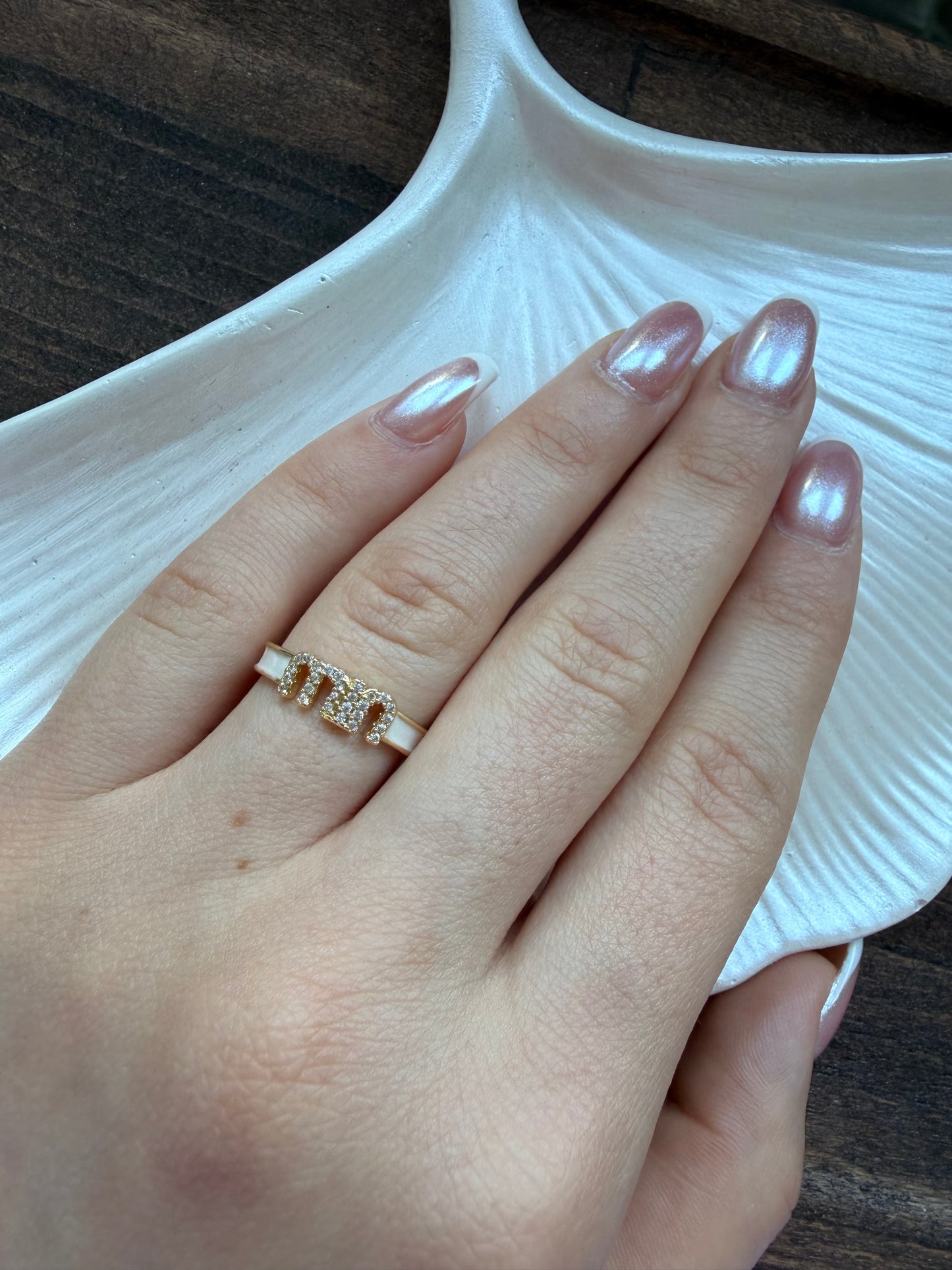 Gold Mineli Min Yüzük