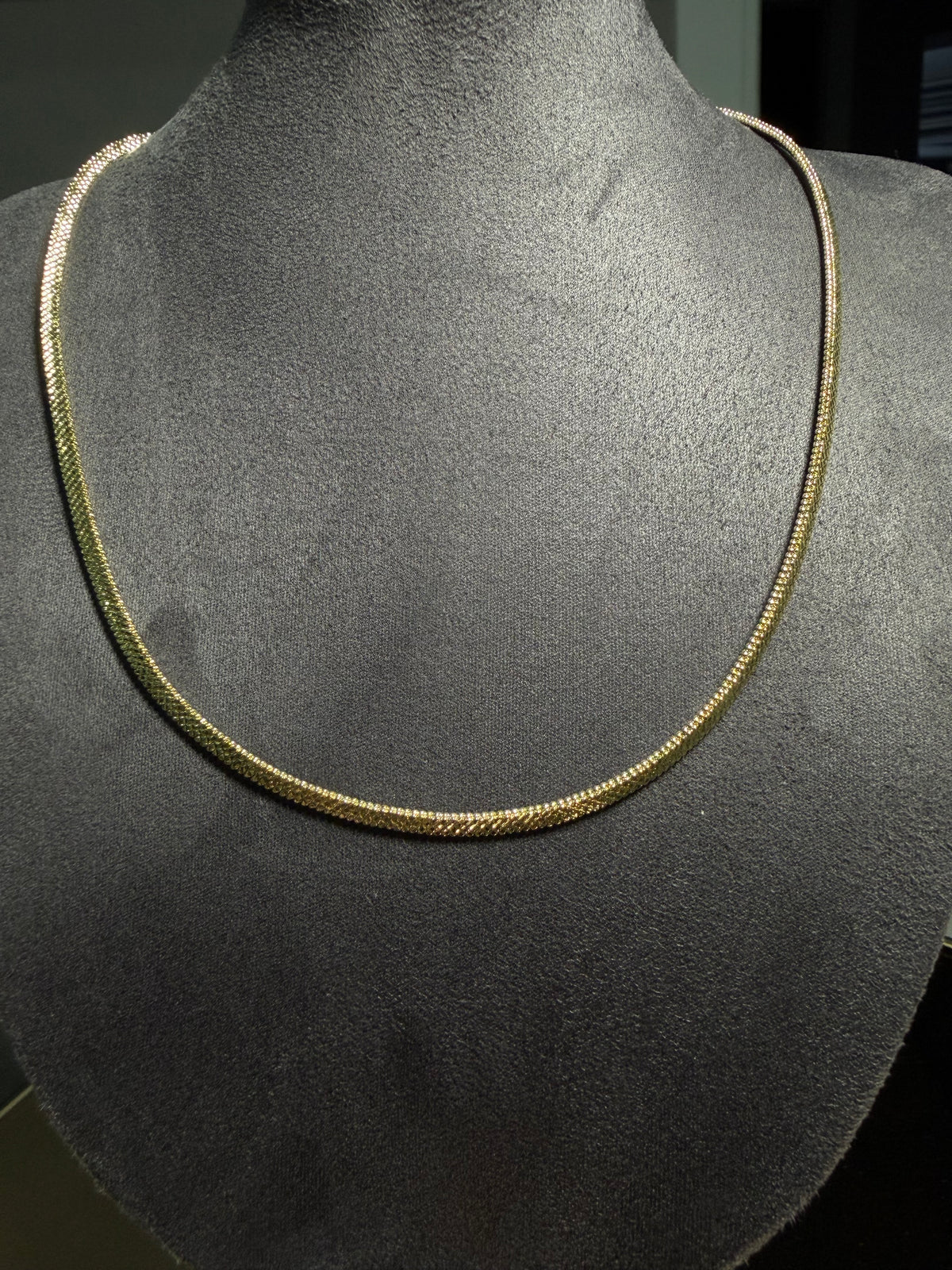 Gold Foxtail Zincir Kolye