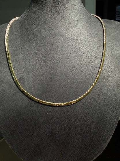Gold Foxtail Zincir Kolye