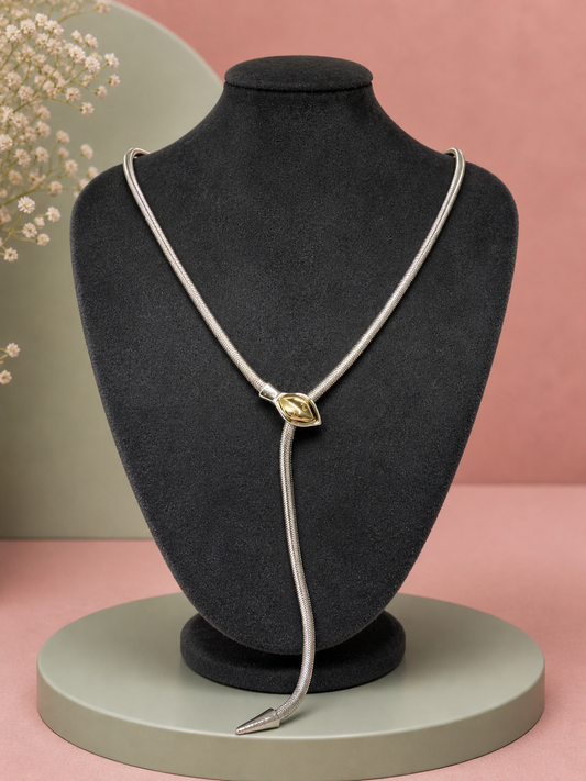 Silver Snake Tasarım Kolye