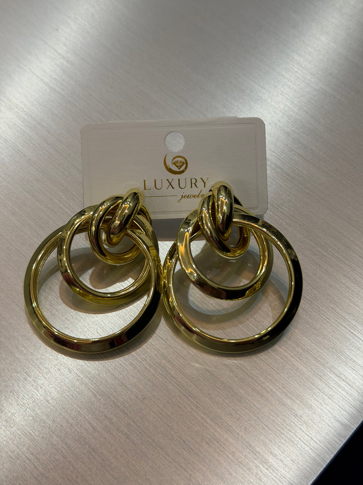 Gold Infinity Küpe