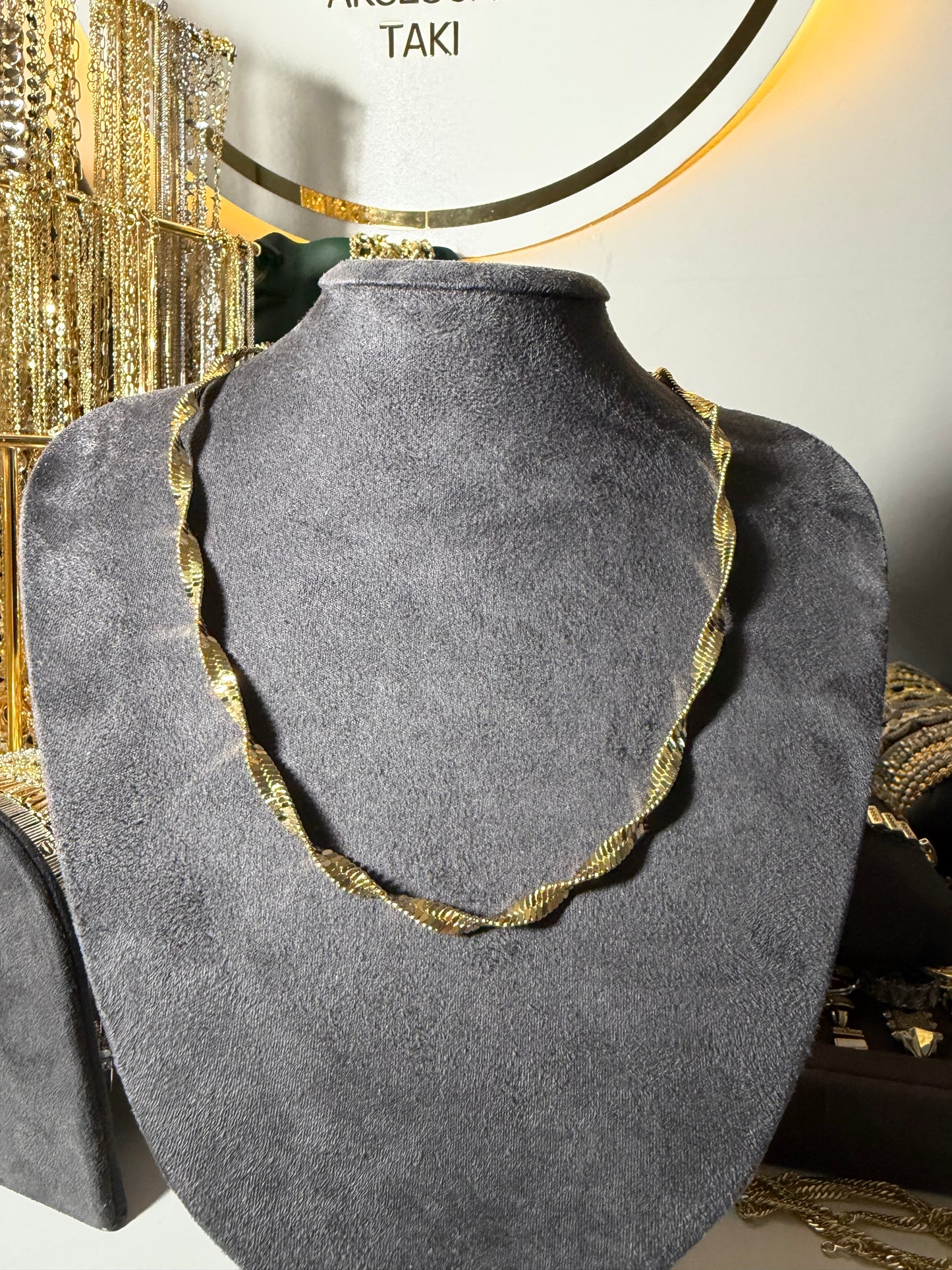 Gold Burma Zincir Kolye