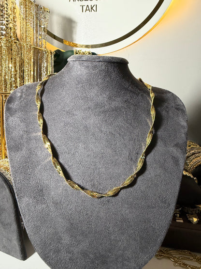 Gold Burma Zincir Kolye
