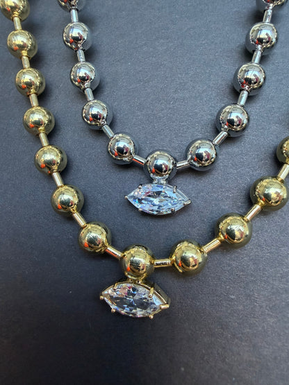 Silver Ivy Shine Kolye