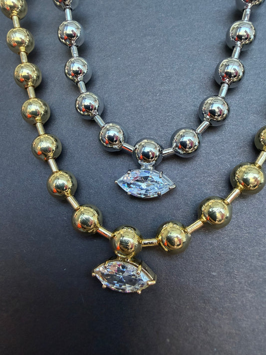Silver Ivy Shine Kolye
