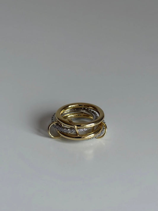 Gold & Silver 3’lü Lumi Yüzük