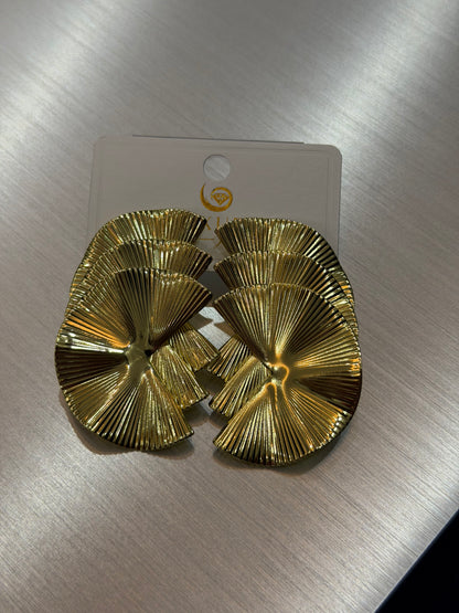 Gold Soleil Küpe