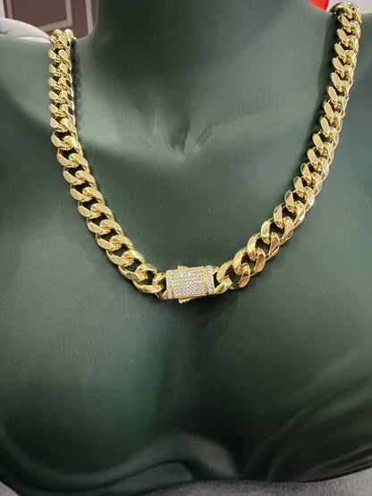 Gold 55 cm Taşlı Gurmet Zincir