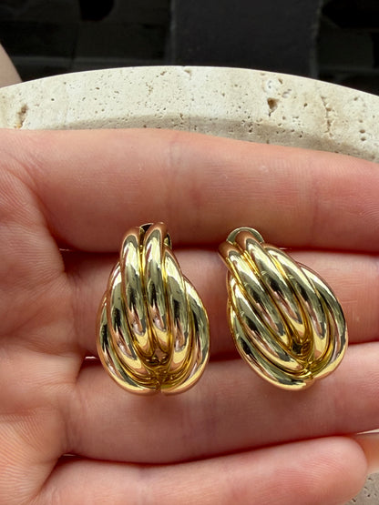 Gold Juliet Küpe