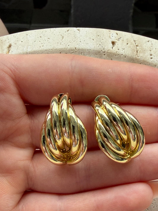 Gold Juliet Küpe