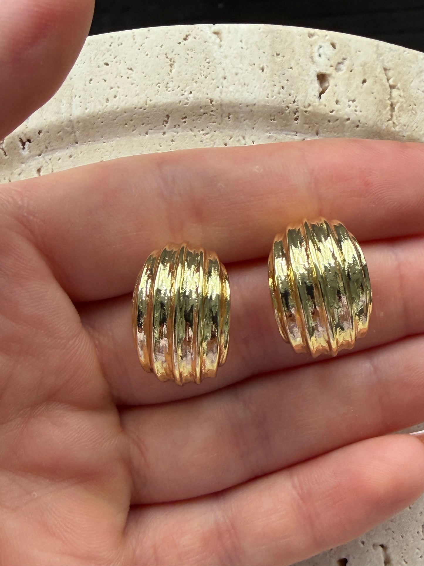 Gold Blur Küpe