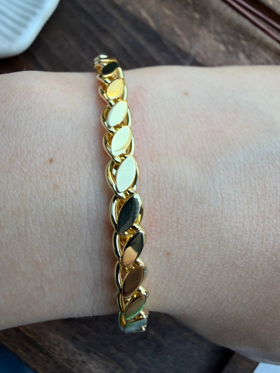 Gold Arpa Bileklik - Muas Aksesuar