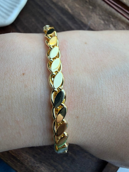 Gold Arpa Bileklik - Muas Aksesuar