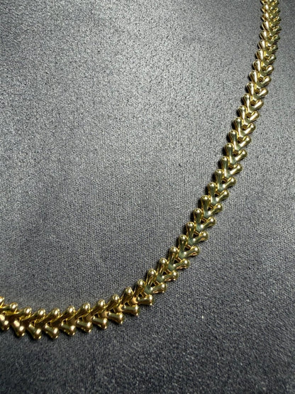 Gold Başak Zincir Kolye - Muas Aksesuar