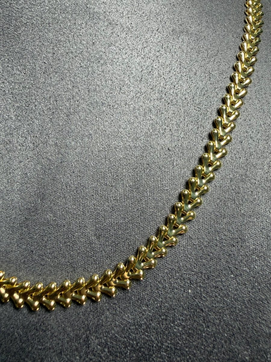 Gold Başak Zincir Kolye - Muas Aksesuar