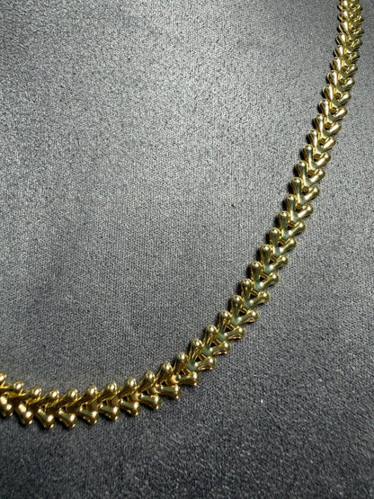 Gold Başak Zincir Kolye - Muas Aksesuar