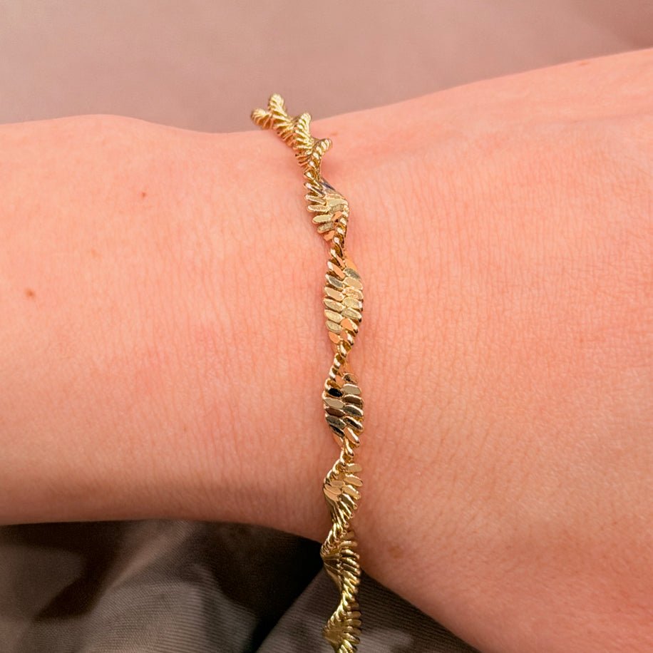 Gold Burma Bileklik - Muas Aksesuar