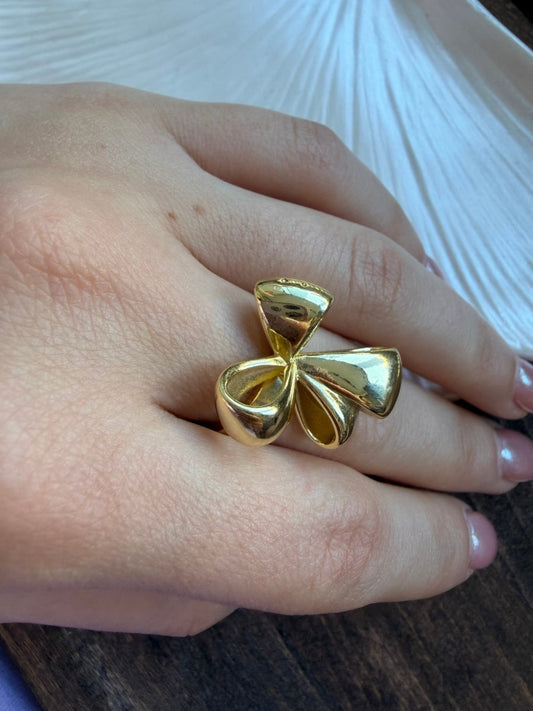 Gold Kurdele Yüzük - Muas Aksesuar