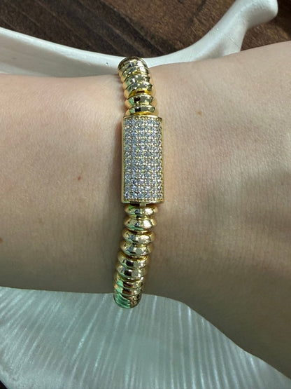 Gold Taşlı Impera Bileklik - Muas Aksesuar