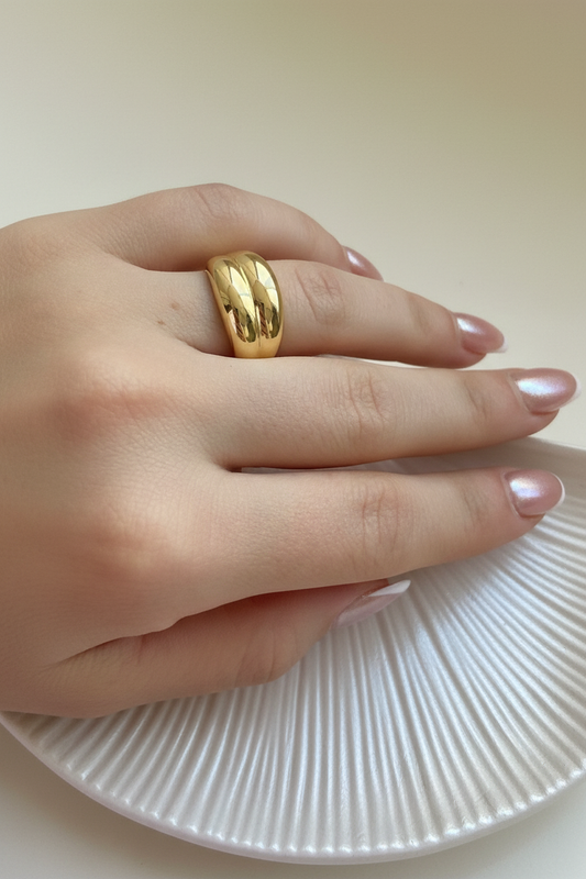 Gold İkili Bomb Yüzük lifestyle