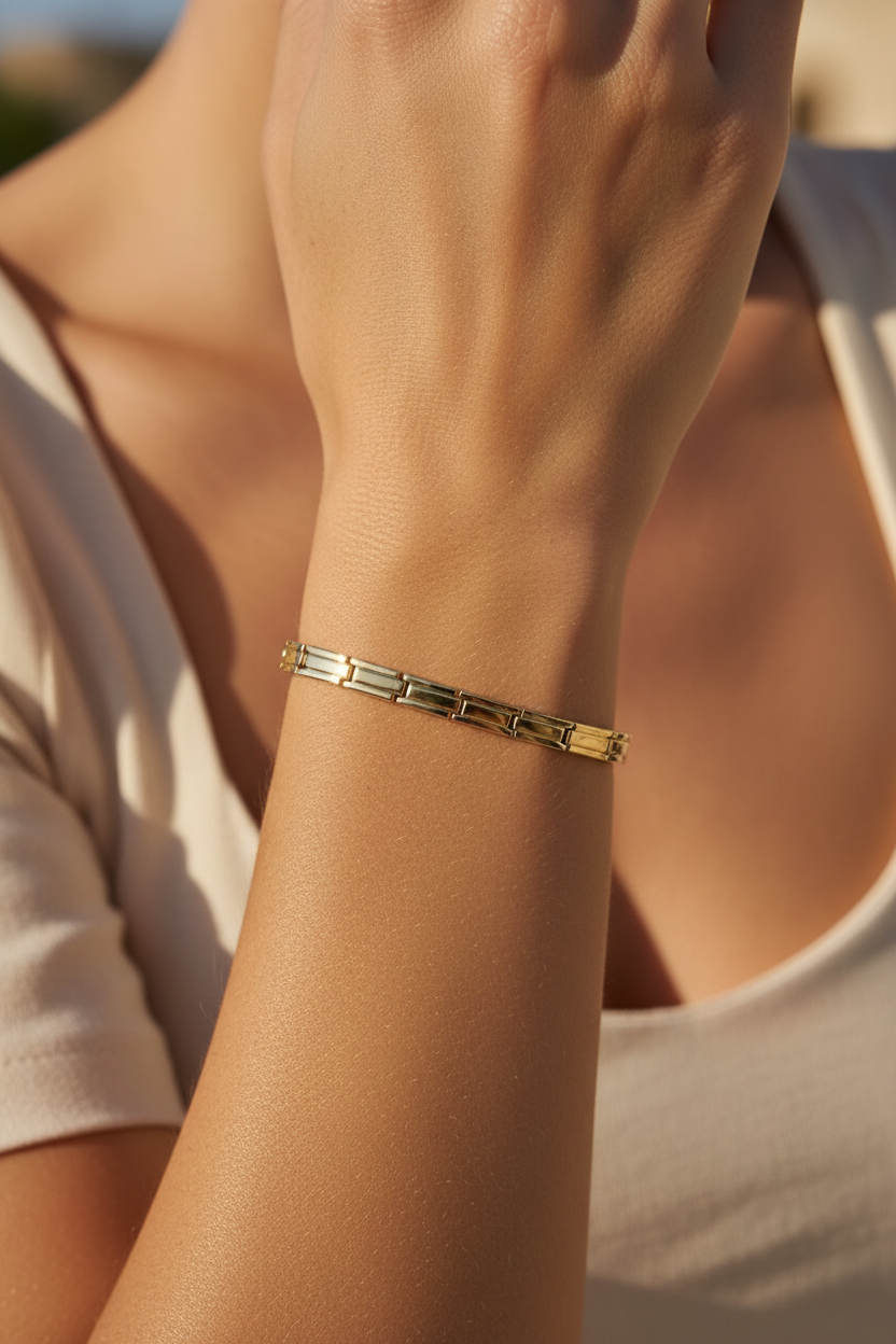 Gold Düz Blok – Lifestyle 2