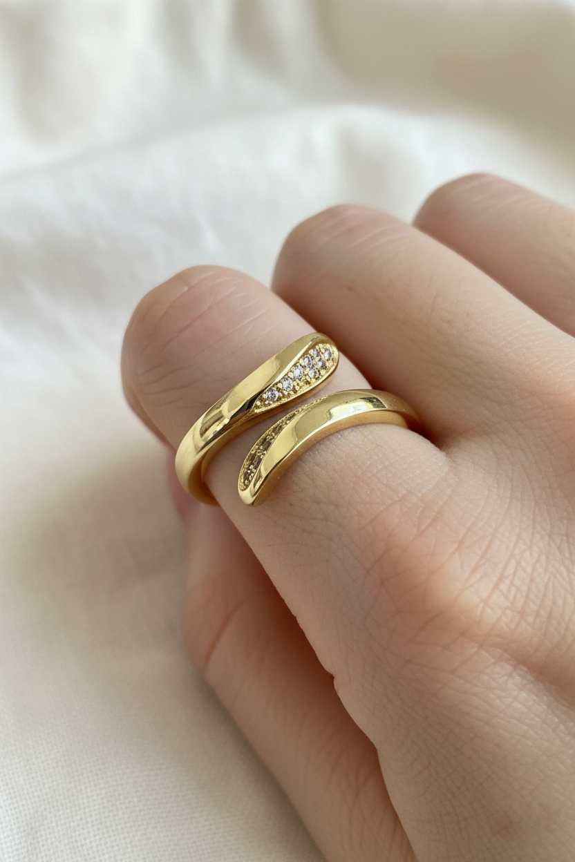 Gold 2'li S Yüzük lifestyle