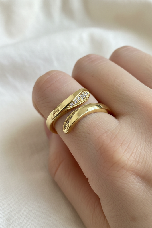 Gold 2'li S Yüzük lifestyle