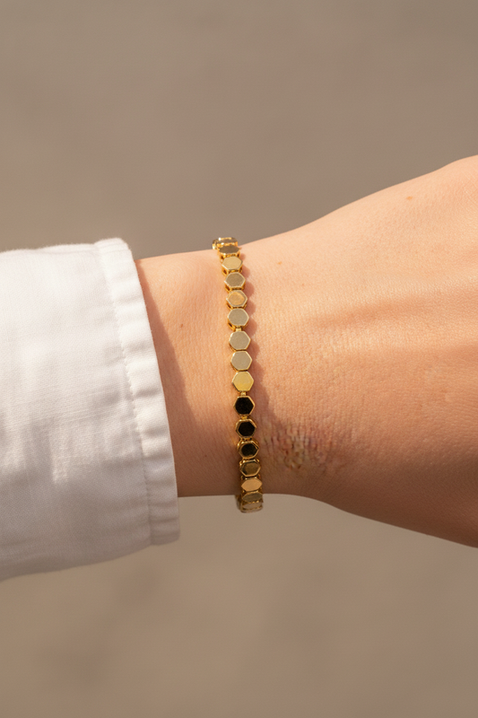 Gold Düz Petek – Lifestyle 1