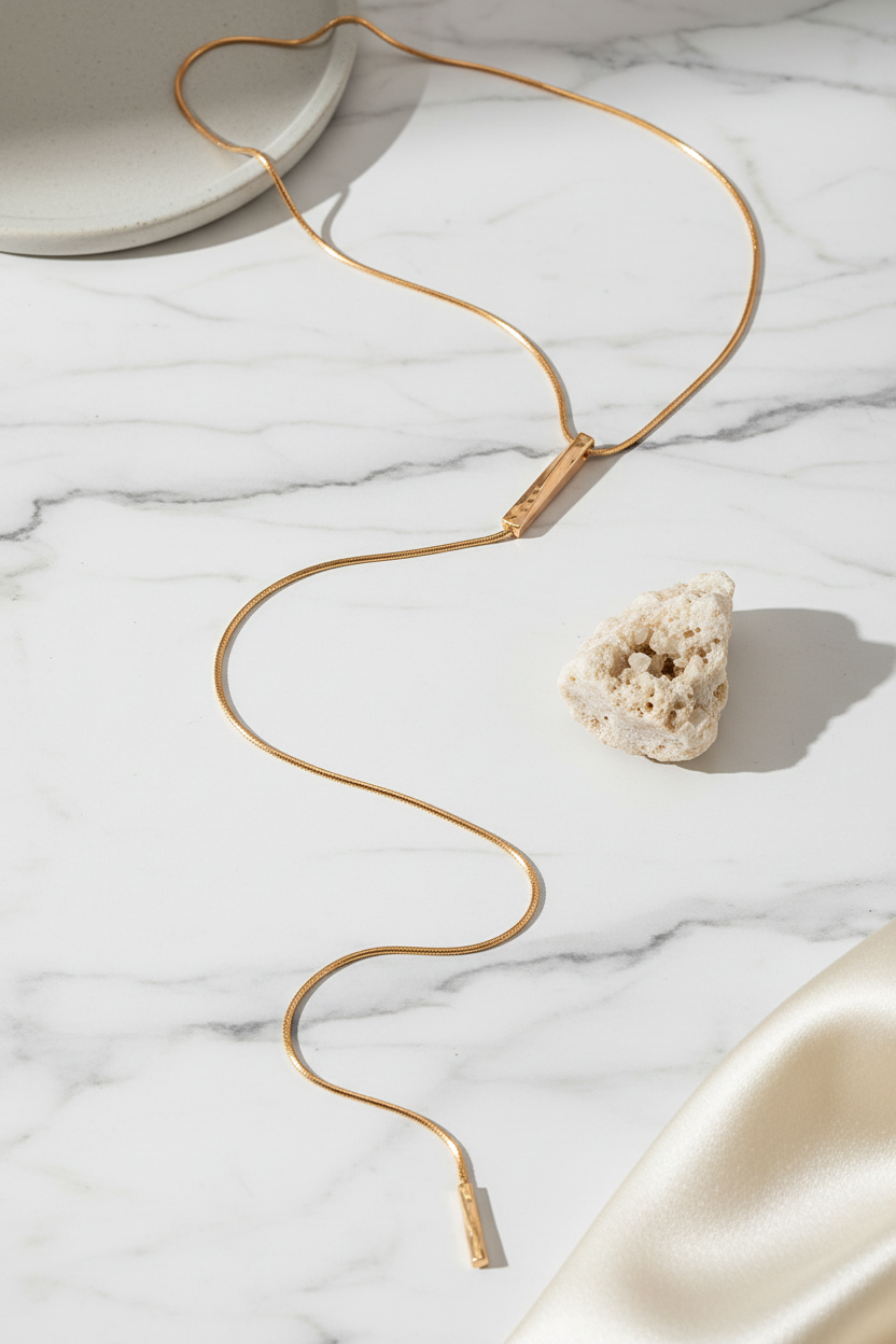 Rose Gold Uzun – Flatlay