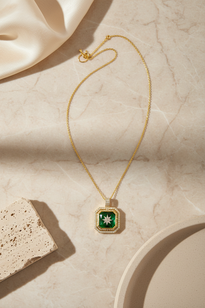 Gold Yeşil Yıldız – Flatlay