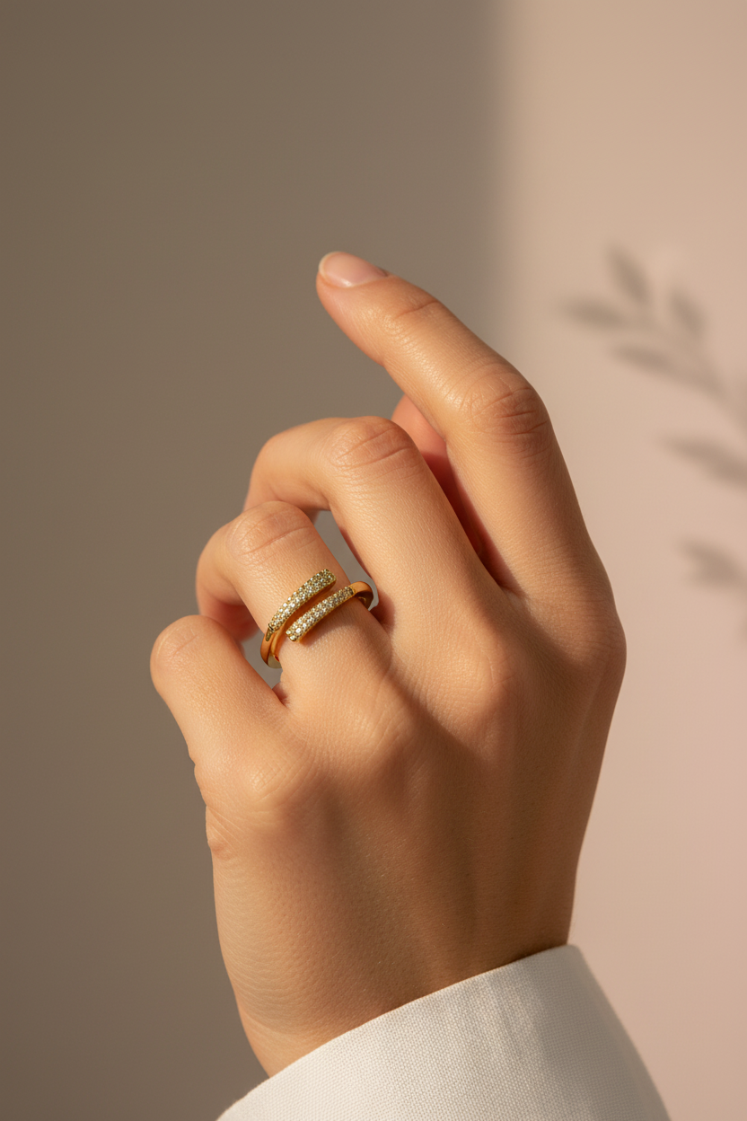 Gold Taşlı Kuğu – Lifestyle 1