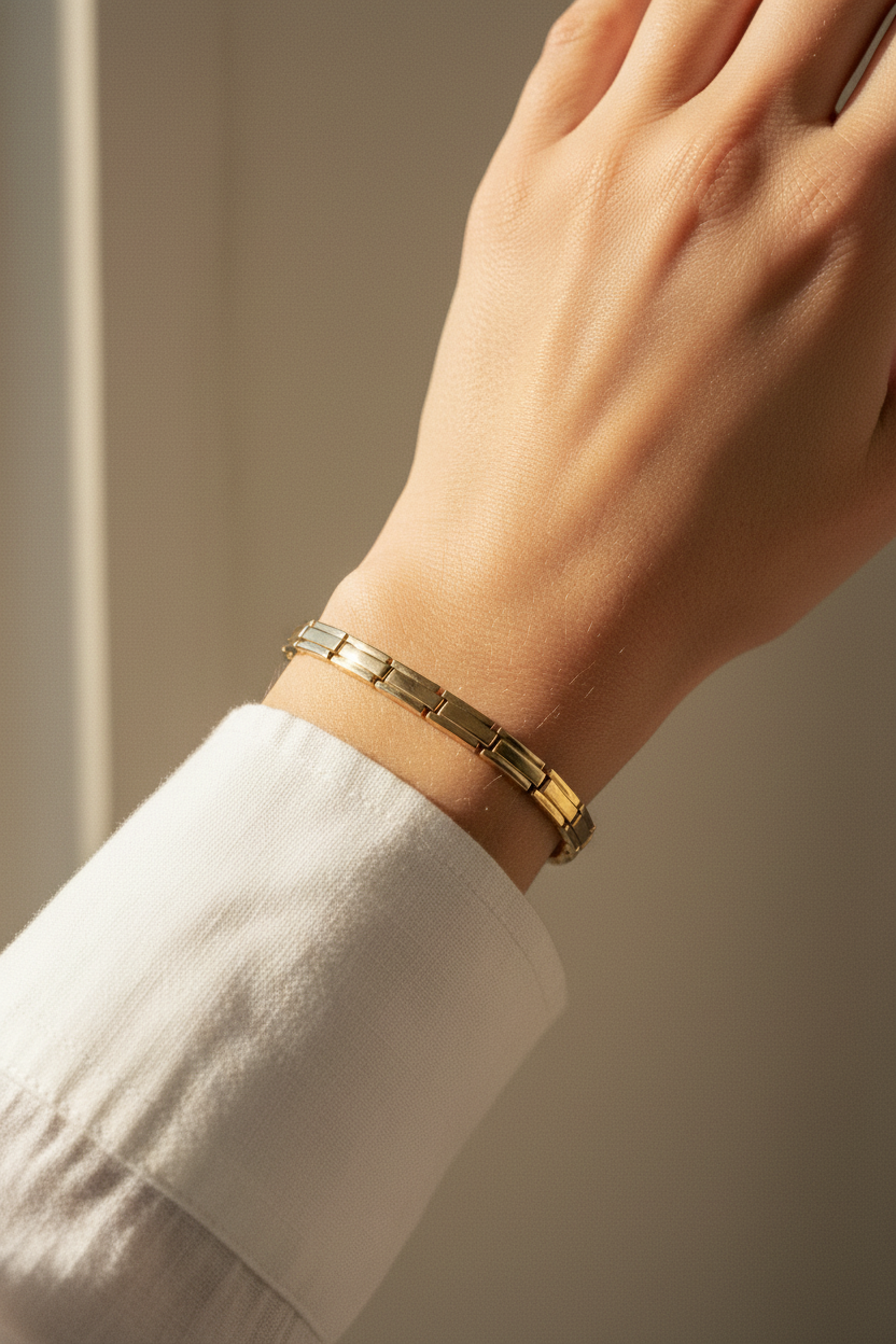 Gold Düz Blok – Lifestyle 1